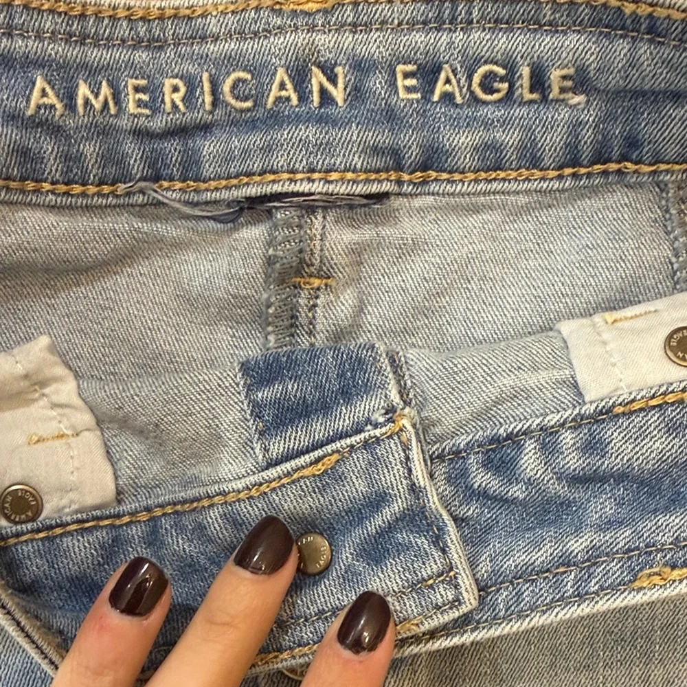 American Eagle Outfitters Light Blue‎ Denim Mini Skirt Size 4